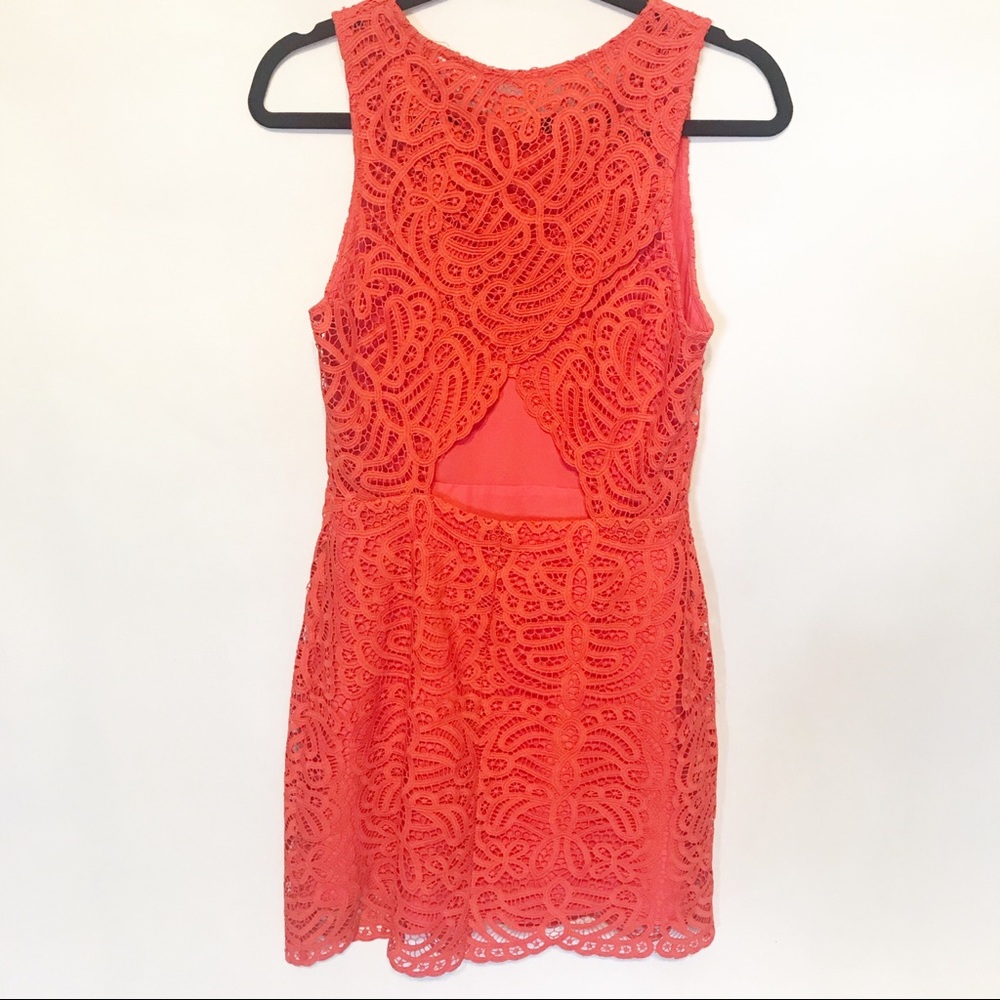 Amanda UpRichard | Poppy Lace Crochet Knit Dress - Picture 5 of 7